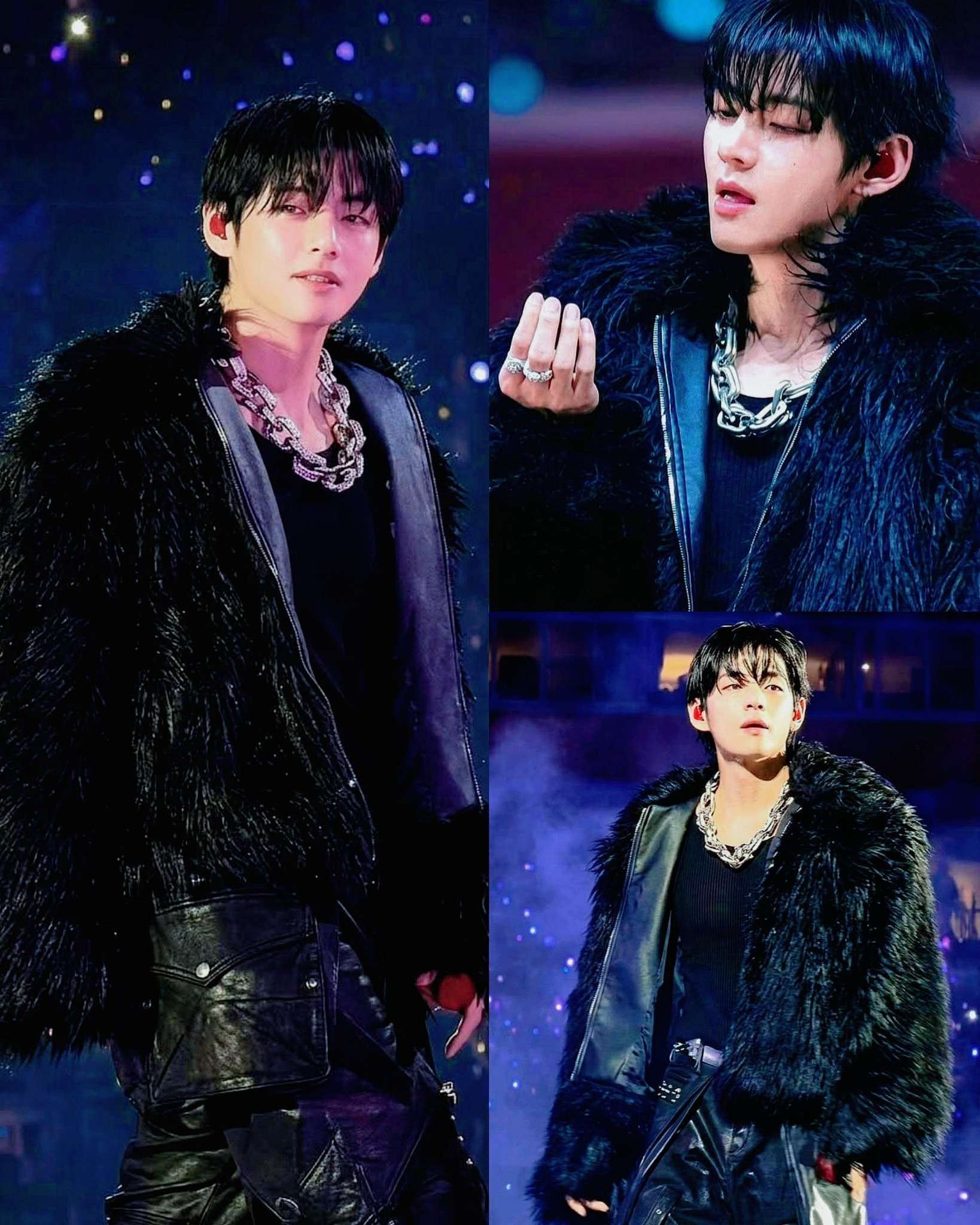 Kim Taehyung performing on stage during the BTS Arirang World Tour in Tampa, Florida. Taehyung bts Kdrama