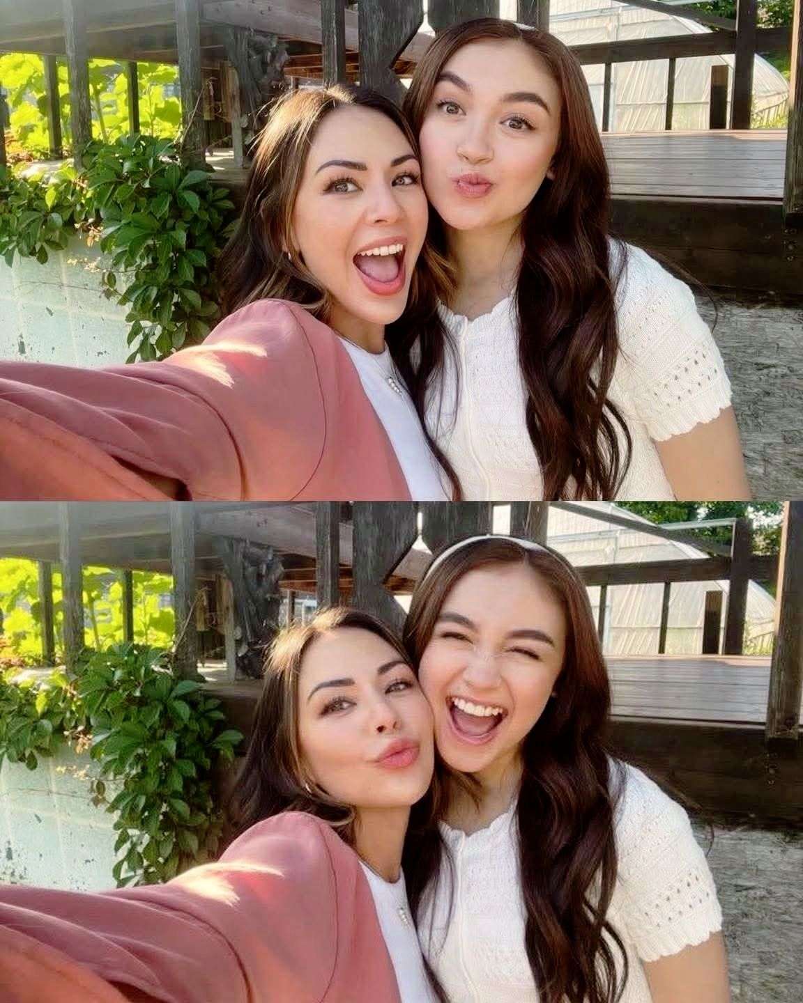 Kitty with her eldest sister Margot KDrama